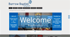 Desktop Screenshot of barrowbaptist.org.uk